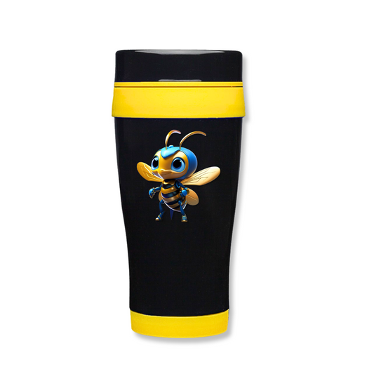Bee Buzz Stainless Steel Travel Mug